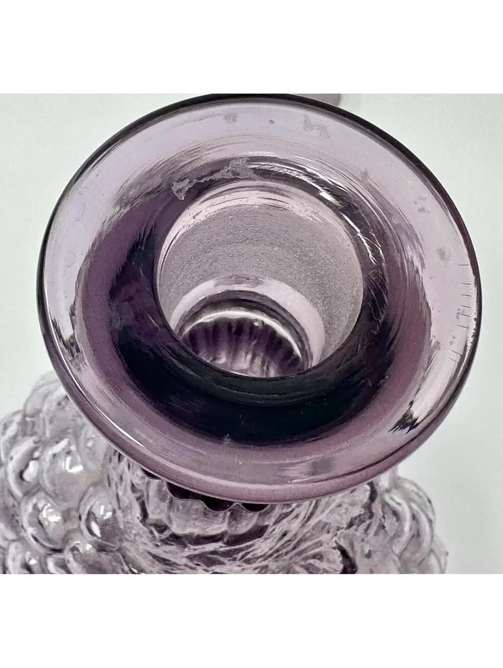 Imperial Glass Grape Purple Wine Decanter w/ Stopper